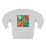 “typoGRAPHICall” Dope (square) - Premium Crewneck Sweatshirt