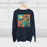 “typoGRAPHICall” Dope (square) - Premium Crewneck Sweatshirt