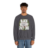 Black History 24/7 365 Unisex Heavy Blend™ Crewneck Sweatshirt