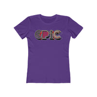 “typo-GRAPHIC-all” Epic, V. 2 - Women's The Boyfriend Tee