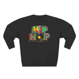 “typo-GRAPHIC-all” Hip Hop v1 - Unisex Premium Crewneck Sweatshirt