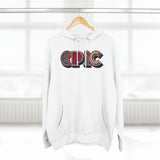 “typo-GRAPHIC-all” Epic, v. 2 - Unisex Premium Pullover Hoodie