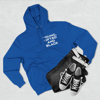 Young, Gifted and Black (bold) 2-Sided Unisex Premium Pullover Hoodie