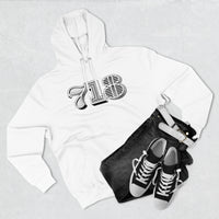 718 Area Code - Unisex Premium Pullover Hoodie