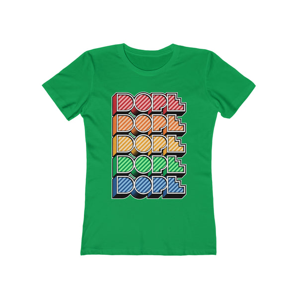 Dope (crayon) - Women's The Boyfriend Tee