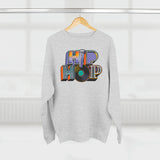 “typo-GRAPHIC-all” Hip Hop v2 Unisex Premium Crewneck Sweatshirt