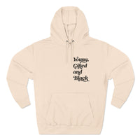 Young, Gifted and Black (bold) 2-Sided Unisex Premium Pullover Hoodie