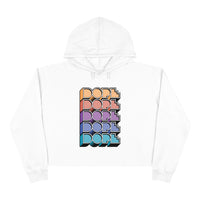 Dope (Pastel Sunset) - Crop Hoodie