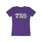 718 Area Code - Women's The Boyfriend Tee