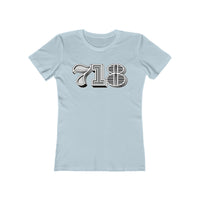 718 Area Code - Women's The Boyfriend Tee