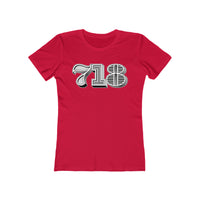 718 Area Code - Women's The Boyfriend Tee