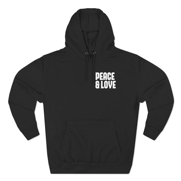 Peace & Love 2-Sided Unisex Premium Pullover Hoodie
