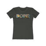 “typo-GRAPHIC-all” Dope - Women's The Boyfriend Tee