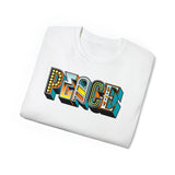 “typoGRAPHICall” Peace - Unisex Ultra Cotton Tee