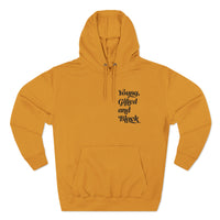 Young, Gifted and Black (script) 2-Sided Unisex Premium Pullover Hoodie