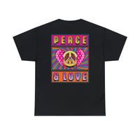 Peace & Love - Unisex Heavy Cotton Tee