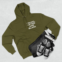 Young, Gifted and Black (bold) 2-Sided Unisex Premium Pullover Hoodie