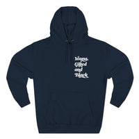 Young, Gifted and Black (script) 2-Sided Unisex Premium Pullover Hoodie