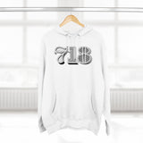 718 Area Code - Unisex Premium Pullover Hoodie