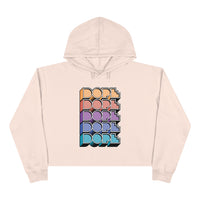 Dope (Pastel Sunset) - Crop Hoodie