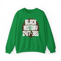 Black History 24/7 365 Unisex Heavy Blend™ Crewneck Sweatshirt