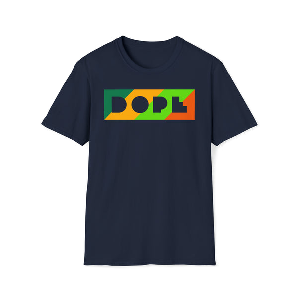 Dope Colorblock, v3 - Unisex Softstyle T-Shirt