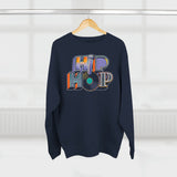 “typo-GRAPHIC-all” Hip Hop v2 Unisex Premium Crewneck Sweatshirt