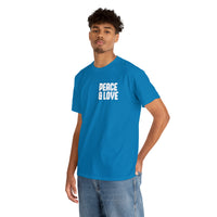 Peace & Love - Unisex Heavy Cotton Tee