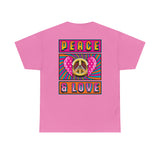 Peace & Love - Unisex Heavy Cotton Tee