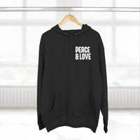 Peace & Love 2-Sided Unisex Premium Pullover Hoodie