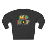 “typo-GRAPHIC-all” Hip Hop v1 - Unisex Premium Crewneck Sweatshirt