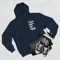 Young, Gifted and Black (script) 2-Sided Unisex Premium Pullover Hoodie