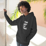 Young, Gifted and Black (script) 2-Sided Unisex Premium Pullover Hoodie