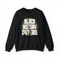 Black History 24/7 365 Unisex Heavy Blend™ Crewneck Sweatshirt