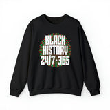 Black History 24/7 365 Unisex Heavy Blend™ Crewneck Sweatshirt