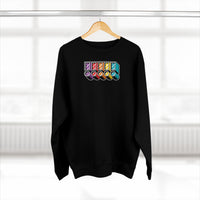 Whoa 2-Sided Unisex Premium Crewneck Sweatshirt