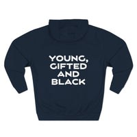 Young, Gifted and Black (bold) 2-Sided Unisex Premium Pullover Hoodie