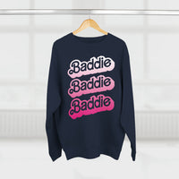 Triple Baddie - Unisex Premium Crewneck Sweatshirt