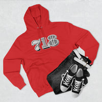 718 Area Code - Unisex Premium Pullover Hoodie