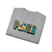 “typoGRAPHICall” Peace - Unisex Ultra Cotton Tee