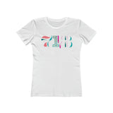 “typoGRAPHICall” 718 Area Code - Women's The Boyfriend Tee