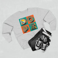 “typoGRAPHICall” Dope (square) - Premium Crewneck Sweatshirt