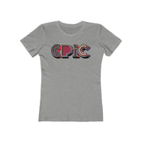 “typo-GRAPHIC-all” Epic, V. 2 - Women's The Boyfriend Tee