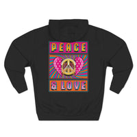 Peace & Love 2-Sided Unisex Premium Pullover Hoodie