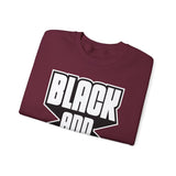 Black and Proud Unisex Heavy Blend™ Crewneck Sweatshirt