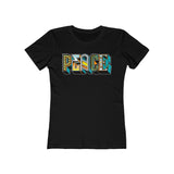 “typo-GRAPHIC-all” Peace -Women's The Boyfriend Tee