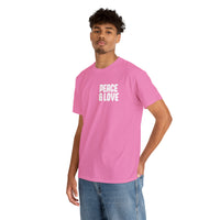 Peace & Love - Unisex Heavy Cotton Tee