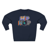 “typo-GRAPHIC-all” Hip Hop v2 Unisex Premium Crewneck Sweatshirt