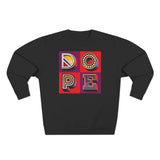 “typoGRAPHICall” Dope (square) v2 - Premium Crewneck Sweatshirt