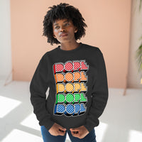 Dope (crayon) - Unisex Premium Crewneck Sweatshirt